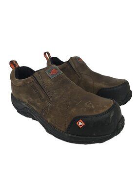 Merrell Work Men's Jungle Moc Comp Toe CSA Work Shoes J15797W Espresso 10.5W